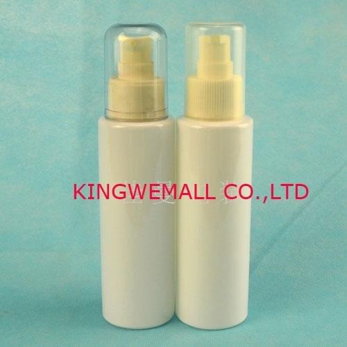 300pcs/lot New Fashion 100ml Empty Plastic Transparent Lotion Pump Bottle Refillable Bottles Home Gadgets