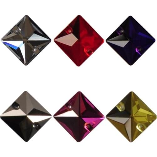 6A Sew On Stone Top Quality Strass Different Colors Crystal Glass Rhinestones Sewing On Accessories DIY Garment Dress Making