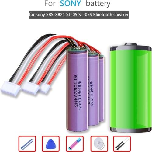 ST-05 Battery 2700mAh For Sony SRS-XB21 ST-05 ST-05S Bluetooth Speaker Li-ion Bateria