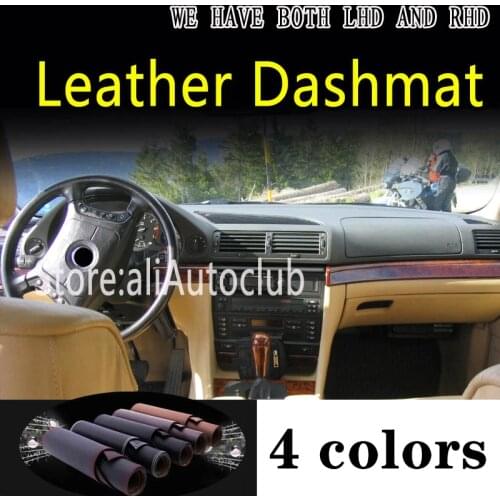 For Bmw E38 1994 1995 2000 2001 Leather Dashmat Dashboard Cover Dash Mat Sunshade Carpet Custom Car Styling Auto Accessories