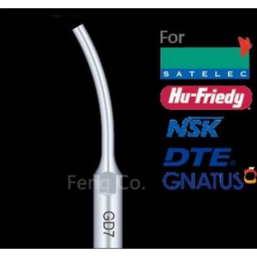 GD7 Dental Ultrasonic Scaler Tips Scaling Endo Perio fit SATELEC NSK DTE GNATUS HU-FREIDY Handpiece Dentist Teeth Whitening