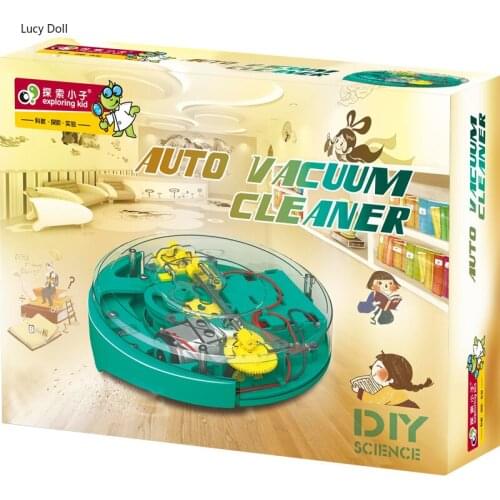 Intelligent vacuum cleaner toy Science Education Toy Creative Physics Experiment Technology Learning Toys for Children CCQ