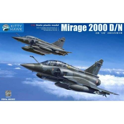 Kitty Hawk KH-32022 1/32 Mirage 2000D/N Fighter Plane Model Building Kit HOT