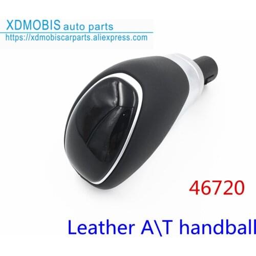 Leather A\T shift handball gear shift button for hyundai SONATA HYBRID 14-17 ELANTRA AD 16-18 46720