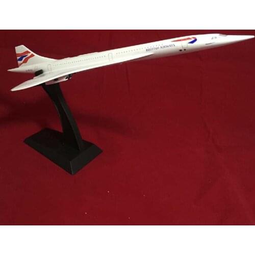 1:200 Scale Concorde Air British 1976-2003 Airline Concorde Plane Model Toy Airplane Model Resin Collectible Display Toys