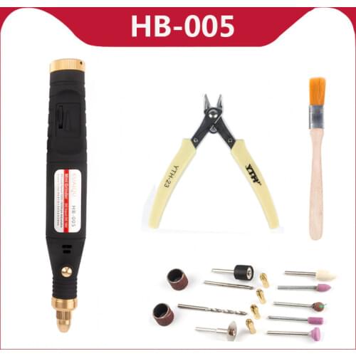 Mini Electric Drill Rotary Tool Woodworking Engraving Pen DIY For Jewelry Metal Drill Grinding Accessories Set Pliers And Brush