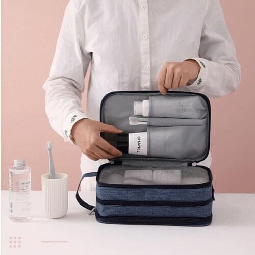 Multifunction Man Women Makeup bag nylon Cosmetic bag beauty Case Make Up Organizer Toiletry bag kits Storage Travel Wash pouch