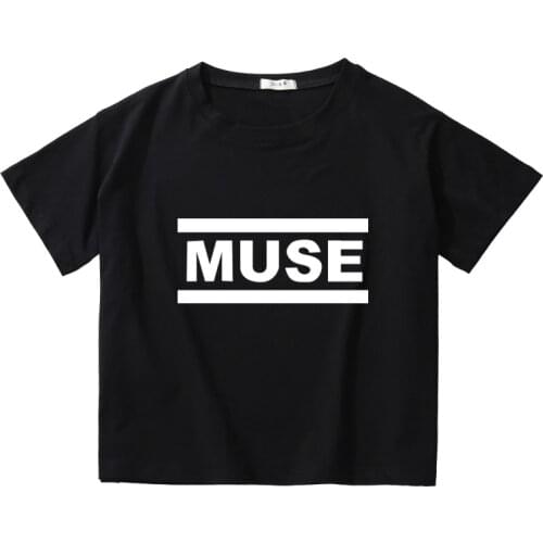 Muse 100% cottton short t-shirt women crop tops vintage korean t shirt women vintage summer top tee women clothes harajuku new