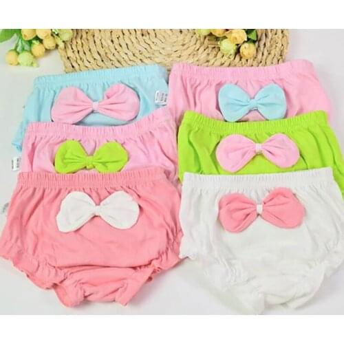 Kids Baby Cute Big Bow Cotton Underwear Panties Infant Shorts For Children Underpants Gifts