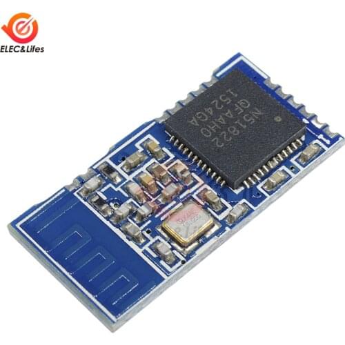 NRF51822-04 BLE4.0 Wireless Bluetooth Module TTL UART Low Power Consumption 3.3V with PCB Antenna to External MCU Serial Port
