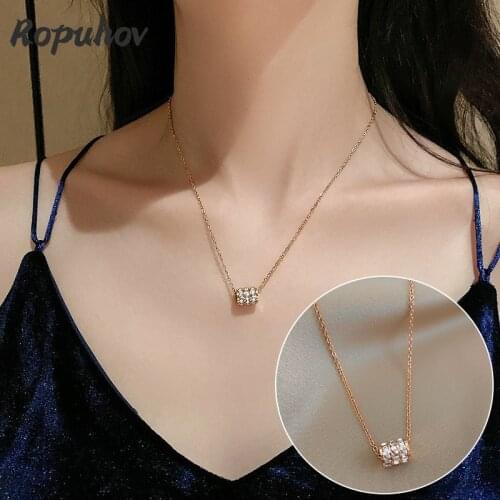 2021 New Trendy Korean Stylish Chain Necklace Aesthetic Stainless Steel Jewelry Boho Cuban Chain Choker Necklace