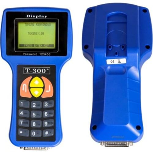 Key Programmer T300 V17.8 T-300 Unit Only Without Cables Car Immobilizer Key Maker English/Spanish Version Blue Color