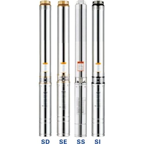 Industrial agricultural garden 4sdm3/30 3hp 2.2kw 4inch 4" stainless steel submersible deep well water pump for water supply