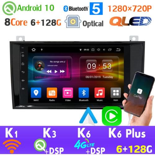 QLED 1280*720P Android 10.0 Car GPS Radio Player For Mercedes Benz SLK Class R171 W171 SLK200 SLK230 SLK280 SLK300 SLK320 SLK350