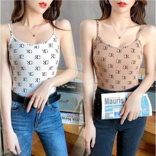 O Neck Summer Knit Top Sleeveless Women Sexy Basic T Shirt White Off Shoulder Ribbed Black Tank Top Casual Vest Camisole Tees