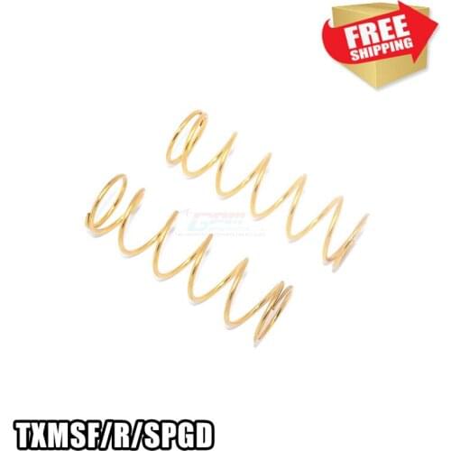 RC Parts1/10 MAXX heavy Spring steel universal front and rear suspension spring / gold / silver for trax 89076-4 option