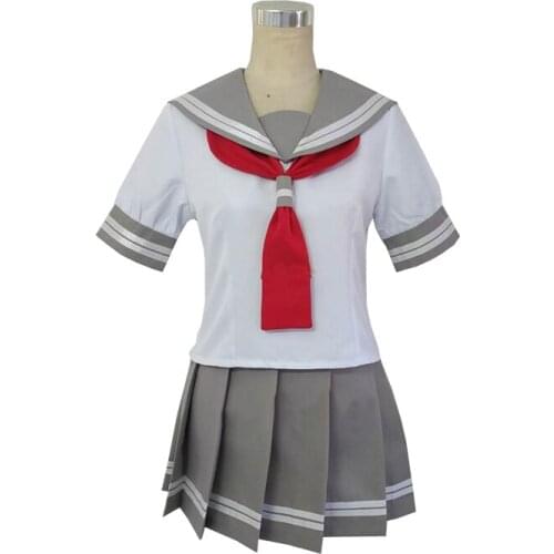Japanese Anime Lovelive Love Live Sunshine Chika Takami Cosplay Costume Aqours Sailor Suit Women Girls School Uniform