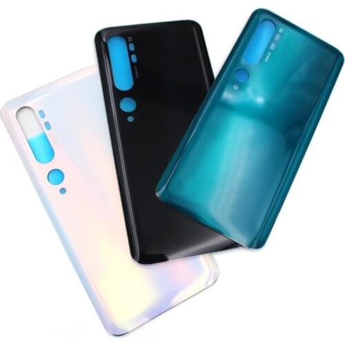 10Pcs/Lot Back Battery Glass Cover For Xiaomi Mi Note 10 Pro /CC9 Pro Rear Housing Door Replacement