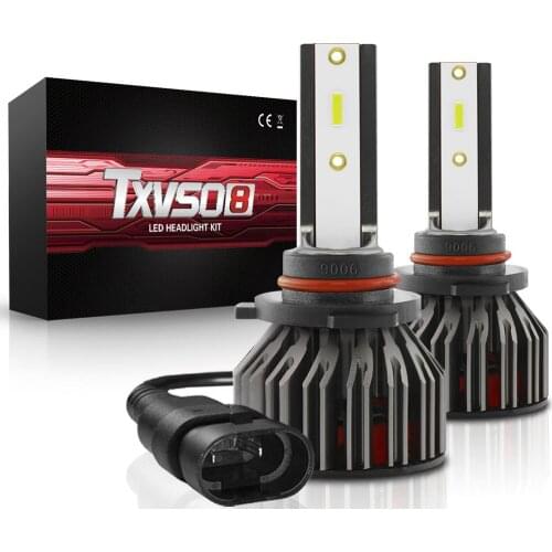 2 pcs 2021 9006 LED Bulbs 12V 6000K HB4 LED Headlights for Car Mini Bright White CSP Lights 100W Diode Lamps Auto Verlichting