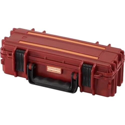 40x16x9.5cm Portable Safety Equipment instrument Case plastic tool box Outdoor Protection box with pre-cut foam