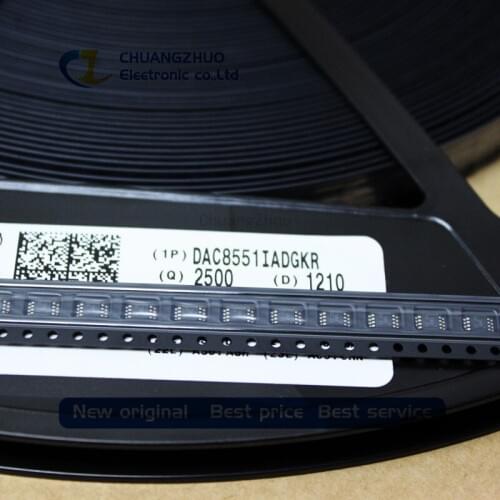 5pcs/lot New original DAC8551IADGK DAC8551IADGKR D81 DAC 16BIT SNGL W/SPI 8VSSOP