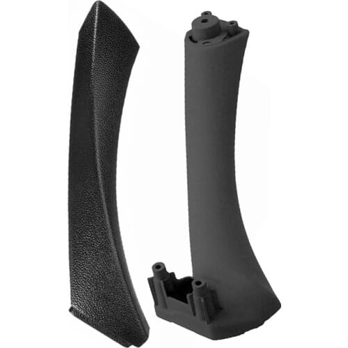 A Pair Car Inner Handle Interior Door Panel Pull Trim Cover Left Right for BMW 3 Series E90 E91 2004-2012 Auto Accessories