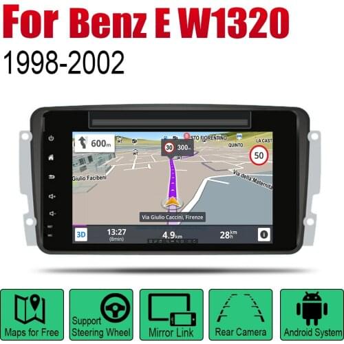 Auto DVD Player GPS Navigation For Mercedes Benz E W1320 1998~2002 NTG Car Android Multimedia System Screen Radio Stereo