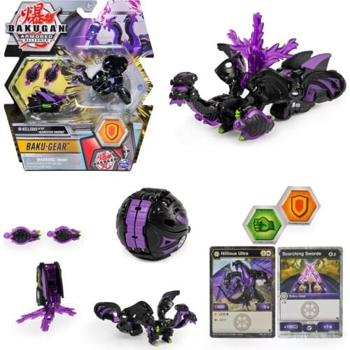 Bakugan Armored Alliance New Style Genuine NILLIOUS Ultra Deformable Battle Toys Action Figure Model Boy Gifts