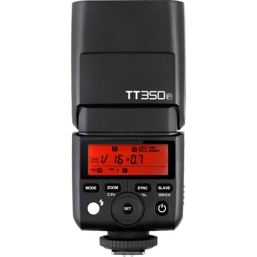 GODOX Mini TT350P TT350 TTL HSS 2.4GHz Wireless Flash XPro-P Trigger for Pentax 645Z K-3II K-1 KP K-50 K-S2 K70 Camera