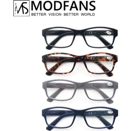 Oversized Reading Glasses Men Rectangular Frame Readers High Quality with Flexible Spring Hinge Presbyopic Eyeglasses+1.0 +4.0