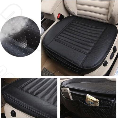 Auto Interior Accessories car Seat Cover Mat Car Cushion Auto Pad Leather & Supports Pu Bamboo Car seat mat