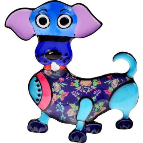 CINDY XIANG New Colorful Enamel Dog Brooches For Women Cute Puppy Pins Animal Brooch Design Jewelry Gifts 4 Colors High Quality