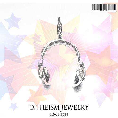 Headset Charms Pendan, 2018 Fashion Jewelry 925 Sterling Silver Musical Gift For Women Men Boy Girls Fit Bracelet Necklace Bag