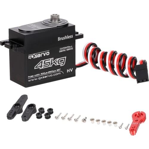 GX3345BLS Servo IP67 Waterproof Steering Servo High Torque Metal Steel Gear Brushless Digital Servo for 1/10 1/8 RC Car RC Boat