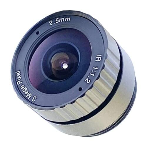HD 3MP 2.5mm CCTV lens CS IR metal for HD Security Cameras,1/2.5" format, F1.2 aperture
