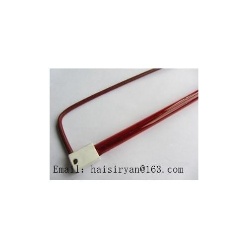 220v 1000w Heraeus tubular medium wave IR emitter ruby quartz bulb infrared halogen heating lamp