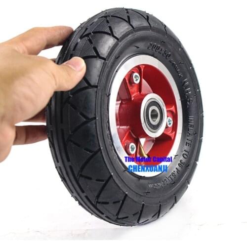 Mobility Scooter tire 200 x 50 (8x2) Solid Tire 200X50 Fits Gas Scooter Electric Scooter Vehicle 200 X 50