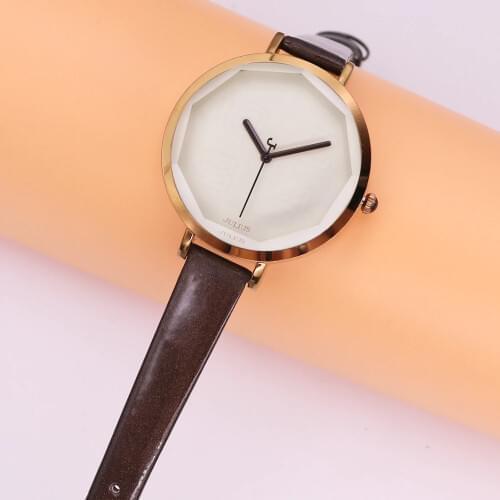 Julius Jelly Lady Womens Watch Japan Quartz Hours Clock Fashion Dress Bracelet Mixed Colors Leather Girls Birthday Gift No Box