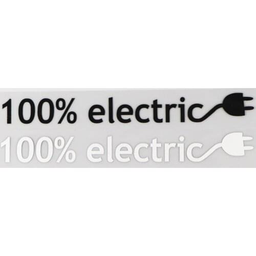 Creative Cartoon Pattern Decor 100% Electric Car Sticker Vinyl Decal