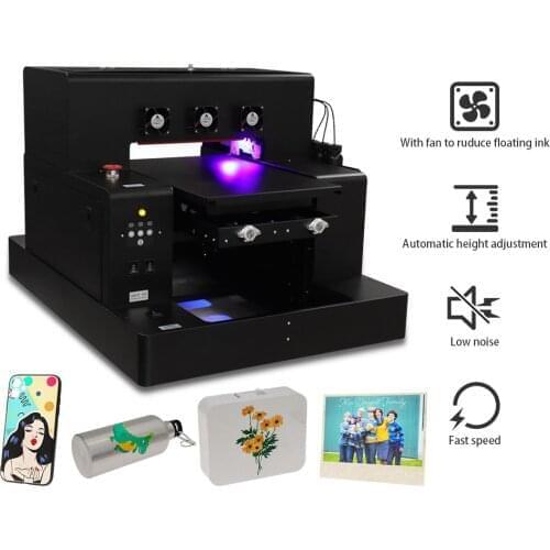 Multifunct A3 UV Printer with Varnish UV Flatbed And Cylinder Printer Phone Case Printing Machine For Bottle Acrylic Glasses