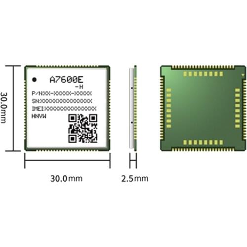 SIMCOM A7600E-H LTE Cat4 module suitable for LTE UMTS GSM networks LCC+LGA form factor compatible with SIM5320/SIM5360 series