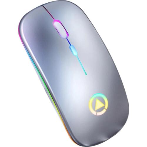 A2 Wireless Mouse with Backlight 2.4Ghz Bluetooth Mouse Silent PC Mause Rechargeable Ergonomic Mouse USB Optical Mice For Laptop