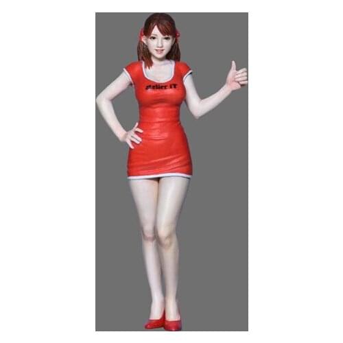 1/24 Grid Girl B Resin kit Figure GK Japanese human subject matter Reality Uncoated No colour