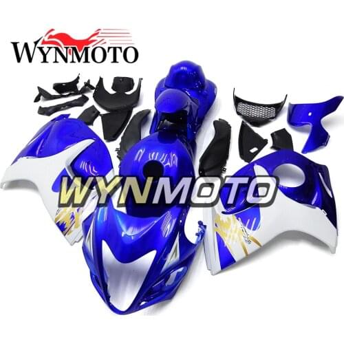Complete Fairings Kit For GSXR1300 2008-2016 08-16 Injection ABS Plastics Full Fairings Kit Cowlings Bodywork Covers Blue White