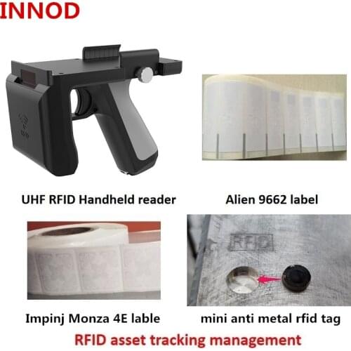 Industrial 902-928mhz handheld UHF RFID reader terminal with multiple tag for asset inventory medical instruments counting