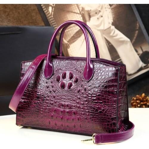 High Quality New Luxury Handbags Women Bags Designer Famous Brand Crocodile Pattern Female Bag High Quality Women Purse