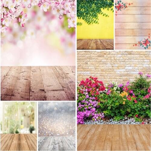 SHENGYONGBAO Spring Photography Background Flower Floor Backdrop Studio Photo for Children Newborn Photocall 210320CAT-02