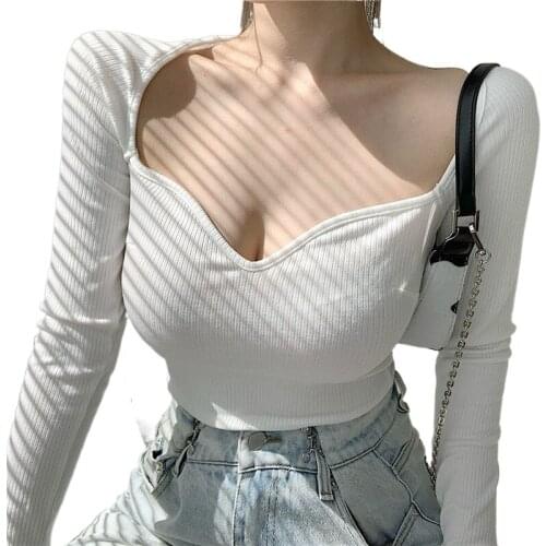 TDFunlive Women's Knitted T-shirts