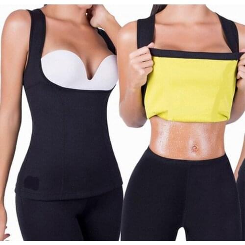 Waist Trainer Body Shaper Sweat Tank Tops Womens Corset Belt Vest Slimming Sheath Slim Down Fitness Neopreno Shapewear S-5XL