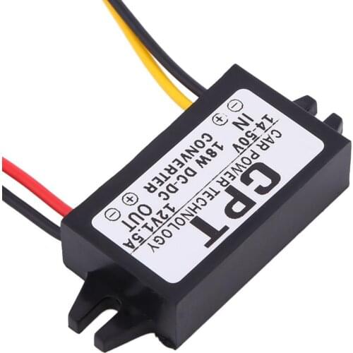 Car DC Converter Step Down Regulator 14-50V DC Converter Regulator To 12V DC Male CPT For Car Rudio MP3 GPS Step Down Regulator